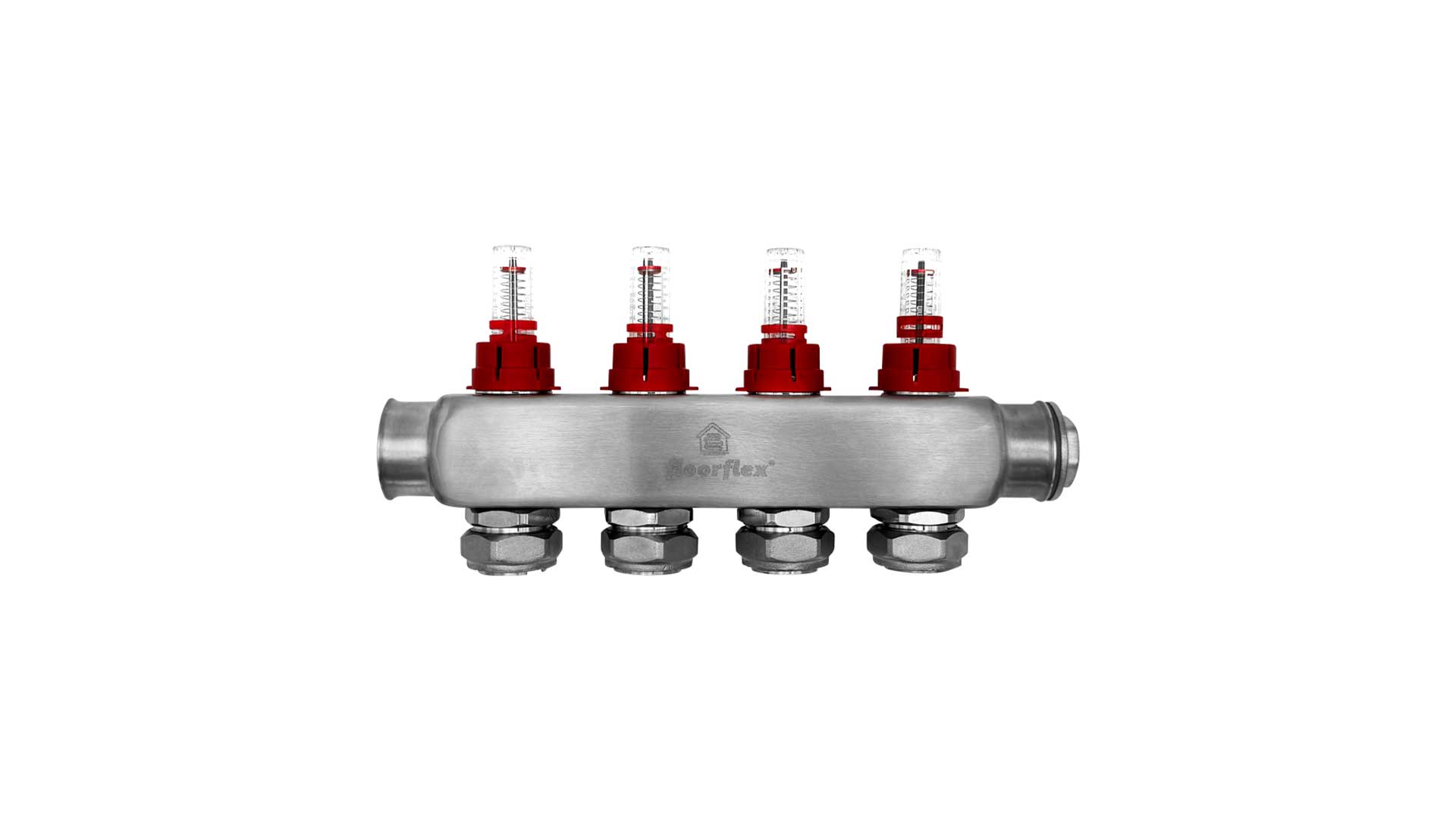 Coletor inoxidável com controlo de débito