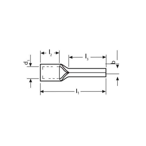 DIN 46230 Kaynaklı İğne Tip Kablo Ucu